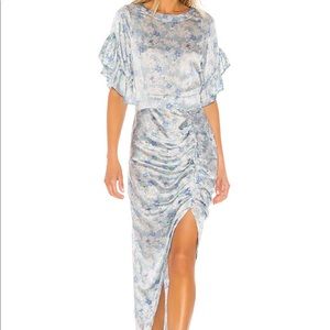 Silk acacia dress in ROYAL (not cherry)